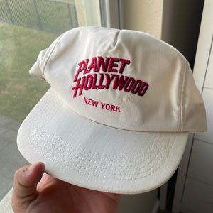 Vintage planet Hollywood New York strap back hat